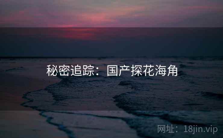 秘密追踪:国产探花海角 秘密追踪:国产探花海角